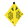 Rubbermaid; 3-Sided Wet Floor Safety Cone, 30 inch; x 21 inch; x 21 inch;, Yellow