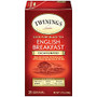 Twinings; English Breakfast Decaffeinated Tea Bags, Box Of 25