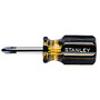 Stanley Tools 100 Plus Screwdriver, No. 2, Phillips Tip, 3-1/2 inch; Shaft