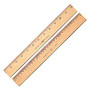 Westcott; 2-Sided Metric Ruler, 1/16 inch;/1 mm Increments