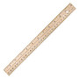 Westcott; Wood Ruler, 12 inch;