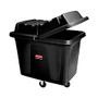 Rubbermaid Commercial Cube Truck, Black, 16 Cubic Feet, 1 EACH