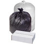 Highmark&trade; High-Density Can Liners, 11 Mic, 33 Gallons, 33 inch; x 40 inch;, Natural, Box Of 500