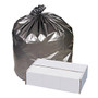 Highmark&trade; Linear Low Density Can Liners, 1.6-mil, 40 - 45 Gallons, 40 inch; x 46 inch;, Silver, Box Of 50