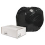 Nature Saver 75% Recycled Heavy-Duty Trash Liners, 56 Gallons, 43 inch; x 48 inch;, Black, Box Of 100