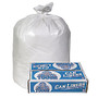 Pitt Plastics Linear Low Density Can Liner, 0.75-mil, 30 inch; x 36 inch;, White, Case Of 200