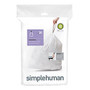 simplehuman; Custom Fit Can Liners, G, 30L/8G, White, Pack Of 240