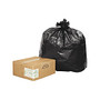 Webster Earthsense 2.0-mil Trash Can Liners, 56 Gallons, Black, Carton Of 100 Bags