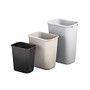 Highmark&trade; Standard Wastebasket, 10 1/4 Gallons, Silver