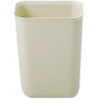 Rubbermaid Commercial Wastebasket - 1.75 gal Capacity - Fiberglass - Beige