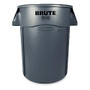 Rubbermaid; Brute; 44-Gallon Waste Container, Gray