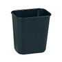 Rubbermaid; Durable Polyethylene Wastebasket, 3 1/4 Gallons (12.3L), Black