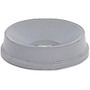 Rubbermaid; Waste Receptacle Funnel Top, Gray