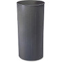 Safco 20-Gallon Steel Round Wastebasket - 20 gal Capacity - Round - 29.3 inch; Height x 16 inch; Depth x 15.8 inch; Diameter - Steel - Charcoal