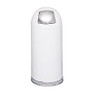 Safco; Dome-Top Receptacle With Push-Door Lid, 15 Gallons, White