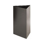 Safco; Trifecta Triangular Wastebasket Base, 17 Gallons, 30 inch; x 19 1/2 inch; x 19 1/2 inch;, Black