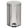 United Receptacle 30% Recycled Medi-Can Steel Step Trash Can, 3.5 Gallons, Stainless Steel