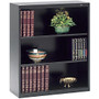 Tennsco Welded Bookcase - 34.5 inch; x 13.5 inch; x 40 inch; - 3 x Shelf(ves) - 360 lb Load Capacity - Black - Steel - Recycled