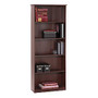 Altra District 5-Shelf Bookcase, 72 inch;H x 29 1/5 inch;W x 11 1/2 inch;D, Cherry