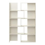 Ameriwood&trade; Altra Transform 5-Shelf Expandable Bookcase, 72 inch;H x 51 9/16 inch;W x 10 inch;D, White