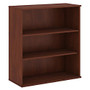 Bush; 3-Shelf Bookcase, 48 inch;H x 35 3/4 inch;W x 15 1/2 inch;D, Hansen Cherry, Premium Delivery