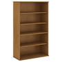 Bush; 5-Shelf Bookcase, 65 7/8 inch;H x 35 3/4 inch;W x 15 1/2 inch;D, Natural Cherry, Premium Delivery