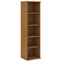 Bush; 5-Shelf Bookcase, Narrow, 65 7/8 inch;H x 17 7/8 inch;W x 15 1/2 inch;D, Natural Cherry, Premium Delivery