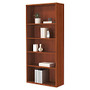 HON; 10700 Series Laminate 5-Shelf Bookcase, 71 inch;H x 32 inch;W x 13 1/8 inch;D, Cognac