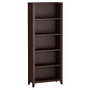 Kathy Ireland Office By Bush; Grand Expressions 5-Shelf Bookcase, 69 1/2 inch; x 27 3/8 inch; x 11 1/2 inch;, Warm Molasses