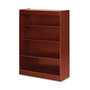 Lorell; Laminate Panel Bookcase, 4 Shelves, 48 inch;H x 36 inch;W x 12 inch;D, Cherry