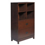 Realspace Sierra Canyon 4-Shelf Bookcase, 55 1/4 inch;H x 30 inch;W x 15 1/2 inch;D, Cherry