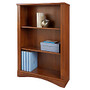 Realspace; Dawson 3-Shelf Bookcase, 44 inch;H x 30 1/2 inch;W x 11 3/5 inch;D, Brushed Maple