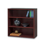 Safco; Apres Open Bookcase, 29 3/4 inch;H x 29 3/4 inch;W x 11 3/4 inch;D, Mahogany