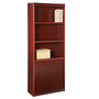 Sauder; Cornerstone Open Bookcase, 72 1/2 inch;H x 29 1/4 inch;W x 11 1/2 inch;D, Classic Cherry