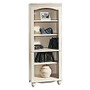 Sauder; Harbor View 5-Shelf Bookcase, 72 1/4 inch;H x 27 1/4 inch;W x 17 1/2 inch;D, Antiqued White