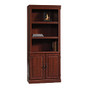 Sauder; Heritage Hill 2-Door Bookcase, 71 1/4 inch;H x 29 3/4 inch;W x 13 inch;D, Classic Cherry