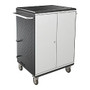 Balt; A La Cart Steel Tablet Security And Charging Cart, 36.75 inch; x 31.75 inch; x 20.13 inch;, Gray, 27698A