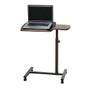 Brenton Studio; Zarty Split-Top Mobile Laptop Cart, 35 1/4 inch;H x 27 3/4 inch;W x 15 3/4 inch;D, Brown