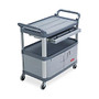 Rubbermaid; Storage/Instrument Cart, 37 4/5 inch;H x 40 3/5 inch;W x 20 inch;W, Gray