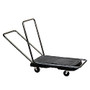 Rubbermaid; Triple Trolley Utility Cart, 20 1/2 inch;W x 32 1/2 inch;D, Black