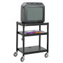 Safco; 36 inch;-Tall Height-Adjustable Audio/Visual Cart