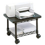 Safco; Underdesk Printer/Fax Stand, Black
