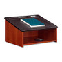 Safco Tabletop Lectern, 13 3/4 inch; x 24 inch; x 18 1/2 inch;, Cherry