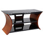 Lumisource Metro Series 168 Media Stand For Flat-Panel TVs Up To 50 inch;, 20 inch;H x 39 1/2 inch;W x 16 inch;D, Walnut