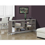 Monarch Specialties Open-Concept TV Stand For TVs Up To 60 inch;, 28 inch;H x 60 inch;W x 16 inch;D, Dark Taupe
