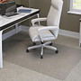 Deflect-o RollaMat Chair Mat - Home, Office, Carpet - 60 inch; Length x 46 inch; Width - Lip Size 12 inch; Length x 25 inch; Width - Rectangle - Textured - Vinyl - Clear