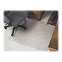 Deflect-O SuperMat Checkered Chair Mat For Carpet, 60 inch; x 46 inch;, Clear