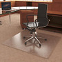 Deflect-o UltraMat Rectanglular High Pile Chair Mat - Carpeted Floor - 60 inch; Length x 46 inch; Width - Vinyl - Clear
