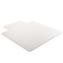 Deflect-O; ExecuMat Chair Mat For High-Pile Carpet, With Wide Lip, Square, 60 inch; x 60 inch;, Clear