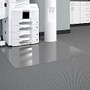 Deflect-O; Glass-Clear Chairmat With Lip, For Thin Commercial Grade Carpets, 36 inch;W x 48 inch;D